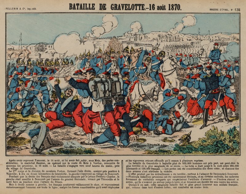 Schlacht von Gravelotte, Deutsch-Französischer Krieg von French School