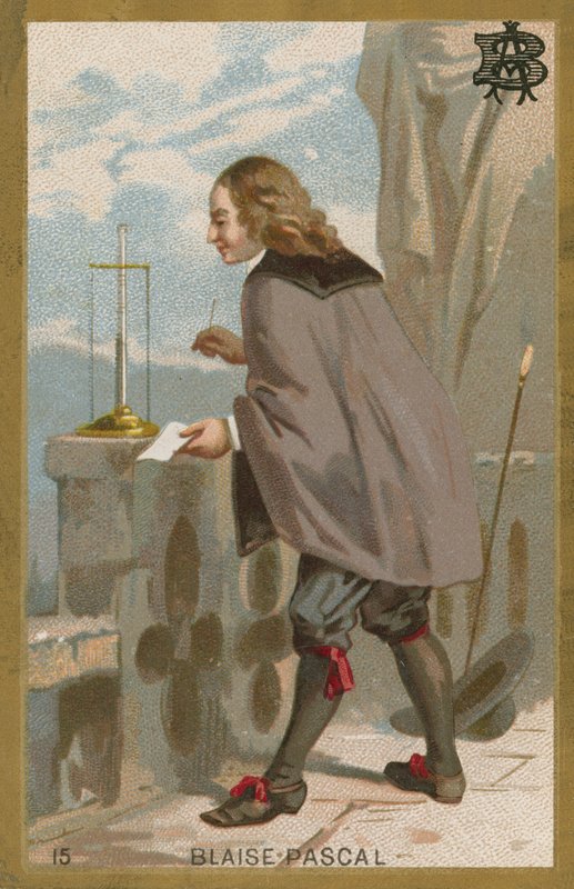 Blaise Pascal, französischer Mathematiker und Physiker von French School