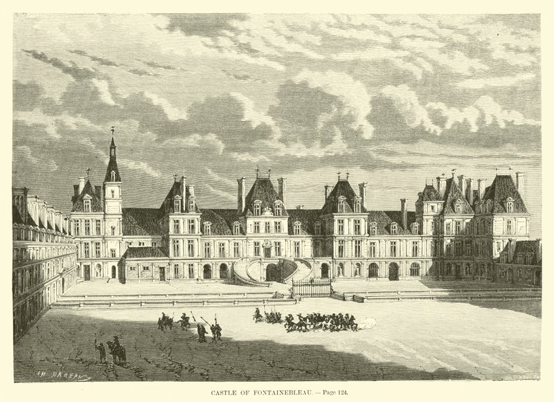 Schloss Fontainebleau von French School