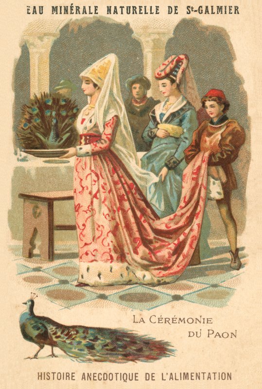 Zeremonie des Pfaus von French School