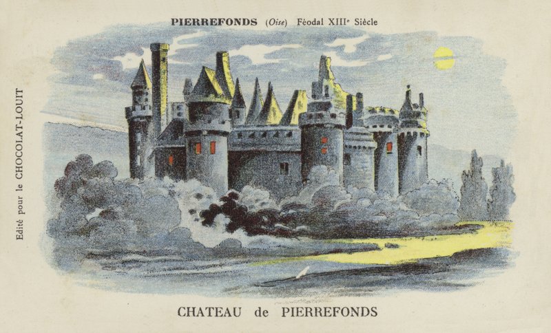 Schloss Pierrefonds, Pierrefonds, Oise von French School