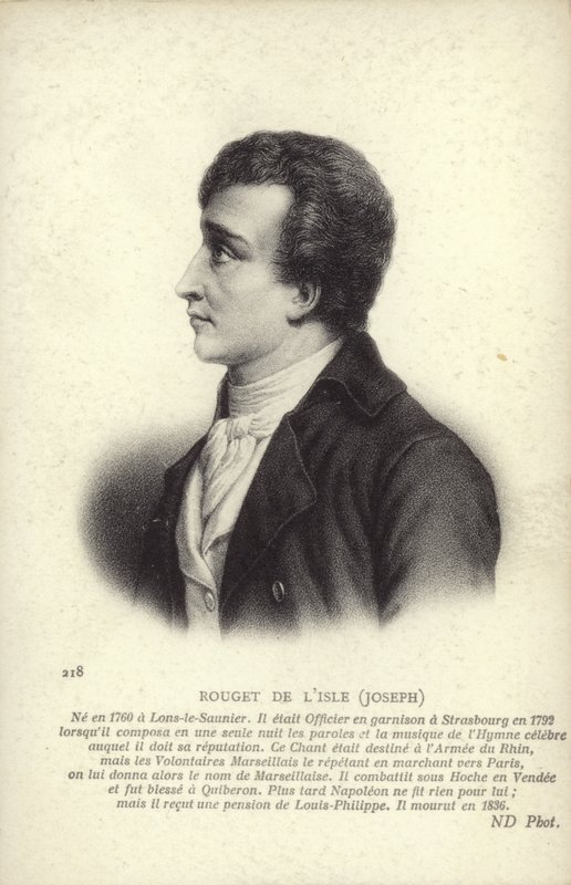 Claude Joseph Rouget de Lisle von French School