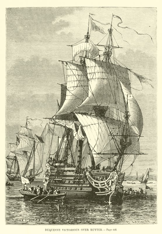 Duquesne siegreich über Ruyter von French School