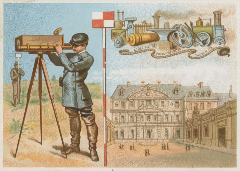Ecole des Ponts-Chaussées, gegründet 1739 von French School