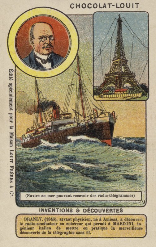 Edouard Branly, französischer Physiker und Erfinder von French School