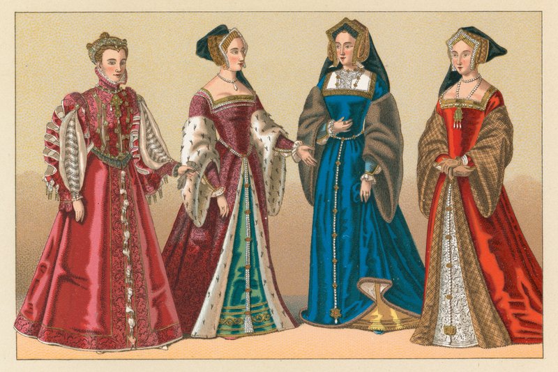 Europa, XVI. Jahrhundert Kostüm von French School