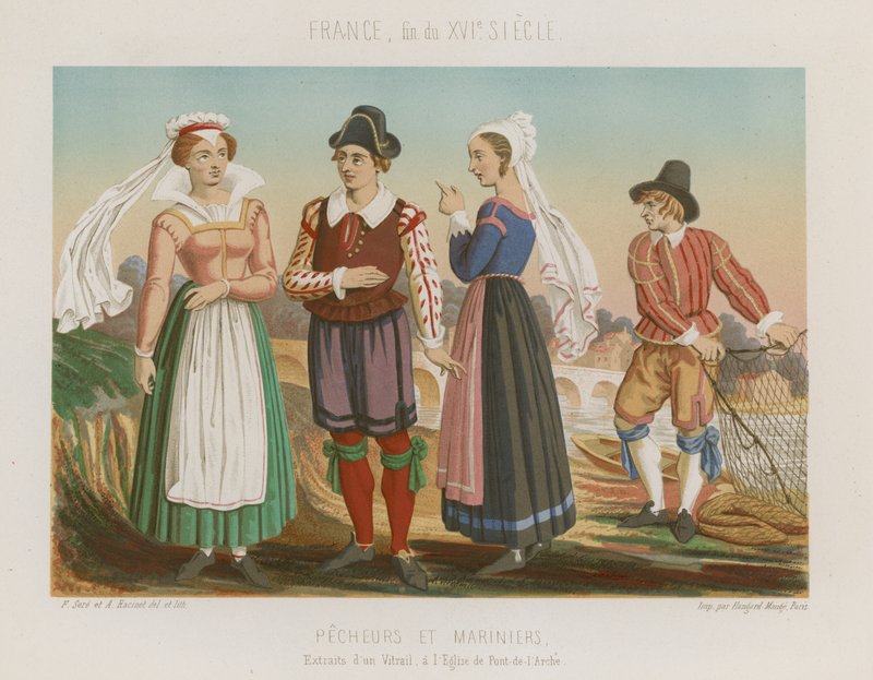 Fischer und Seeleute von French School