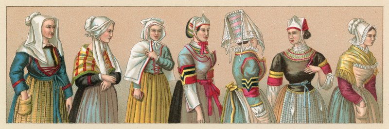 Französische Tracht von French School