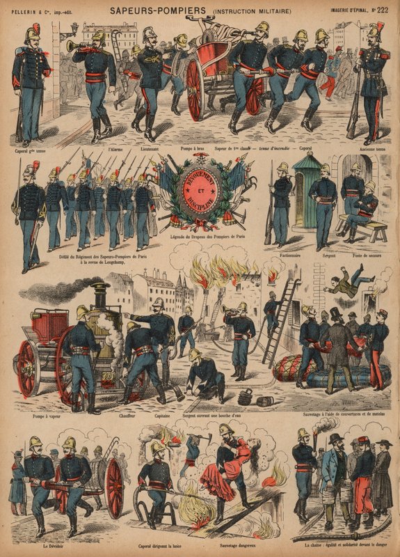 Französische Feuerwehr von French School