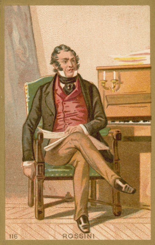 Gioachino Rossini, italienischer Komponist von French School