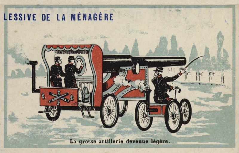 Schwere Artillerie wird leicht von French School