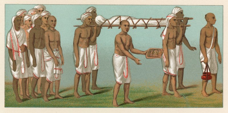 Indische Tracht von French School