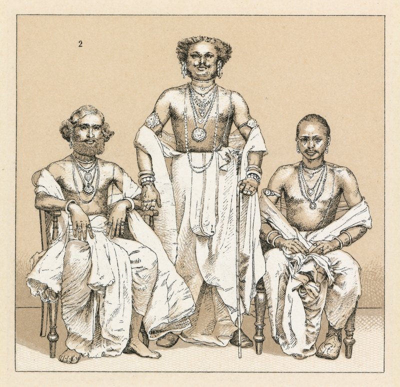 Indische Tracht von French School