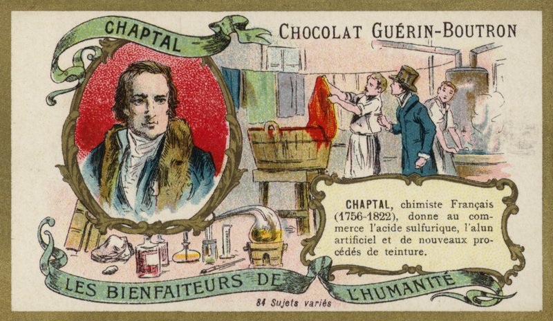 Jean-Antoine Chaptal, französischer Chemiker von French School