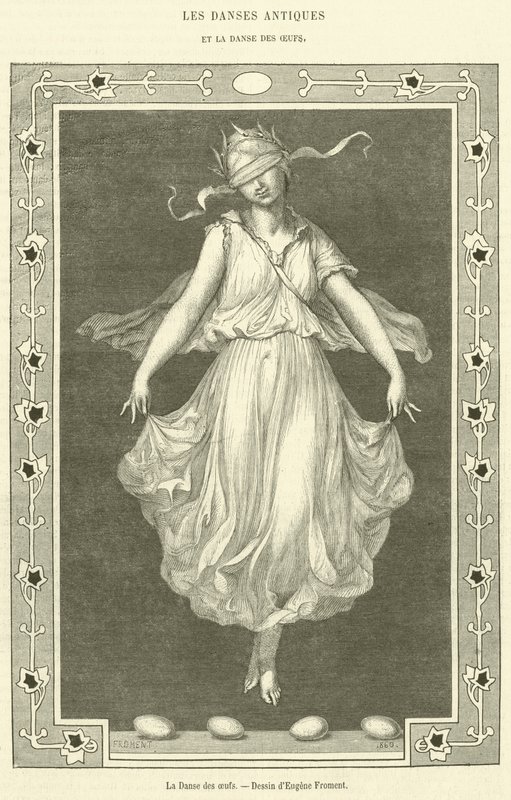 Der Tanz der Eier (Stich) von French School
