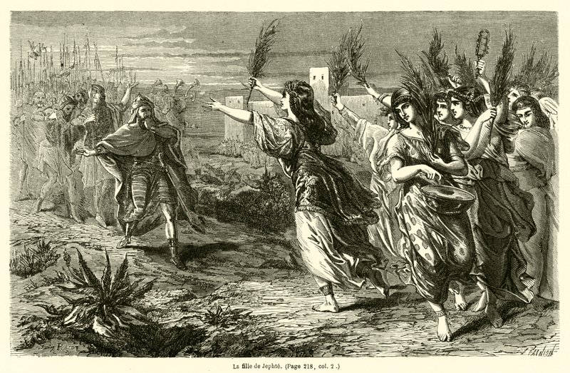 Die Tochter von Jephta von French School