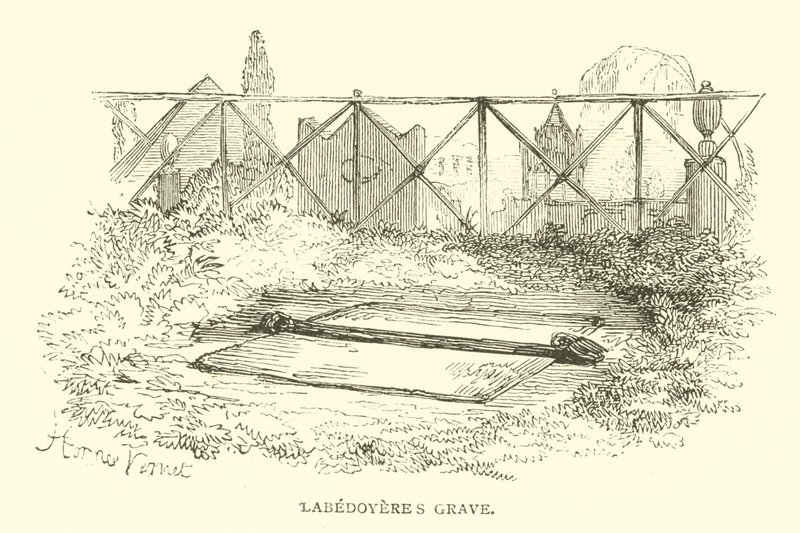 Labedoyeres Grab (Stich) von French School