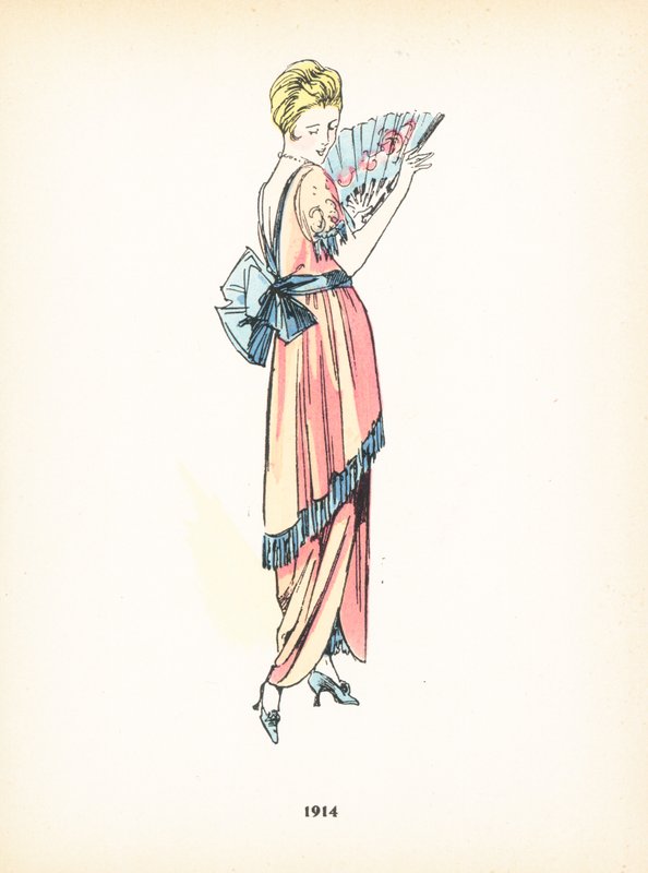 Damenmode, 1914 von French School