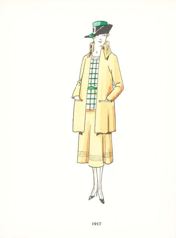 Damenmode, 1917 von French School