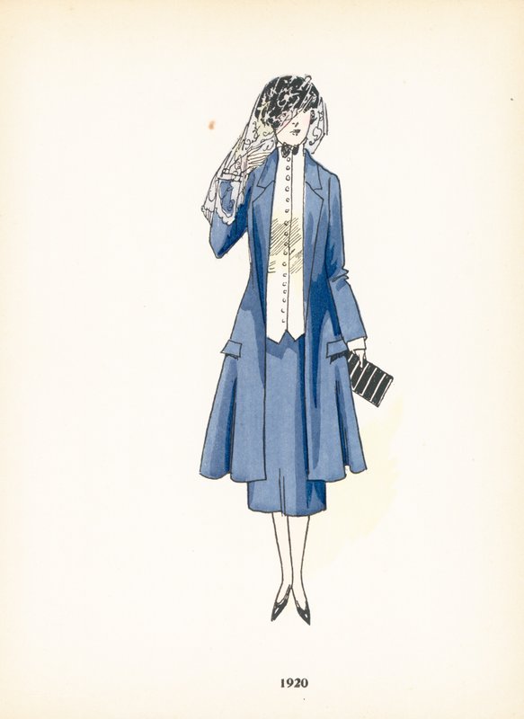 Damenmode, 1920 von French School