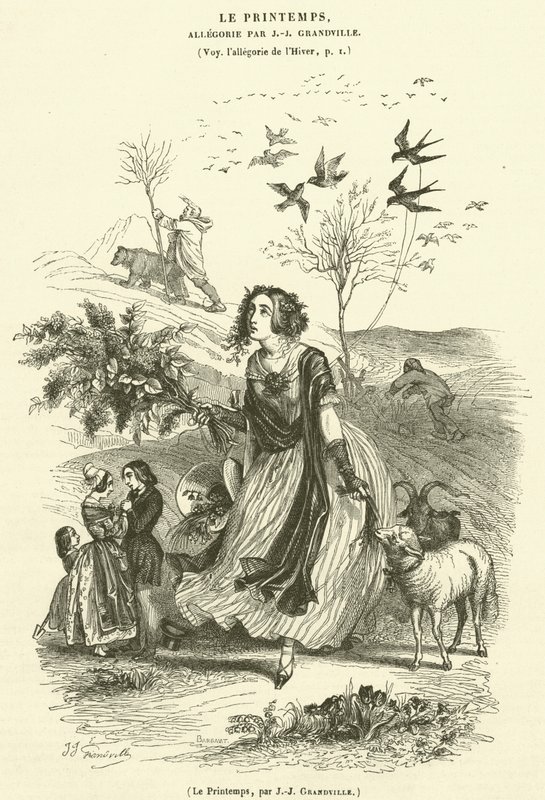 Der Frühling von French School