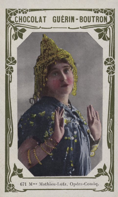 Madame Mathieu-Lutz, Opéra-Comique von French School