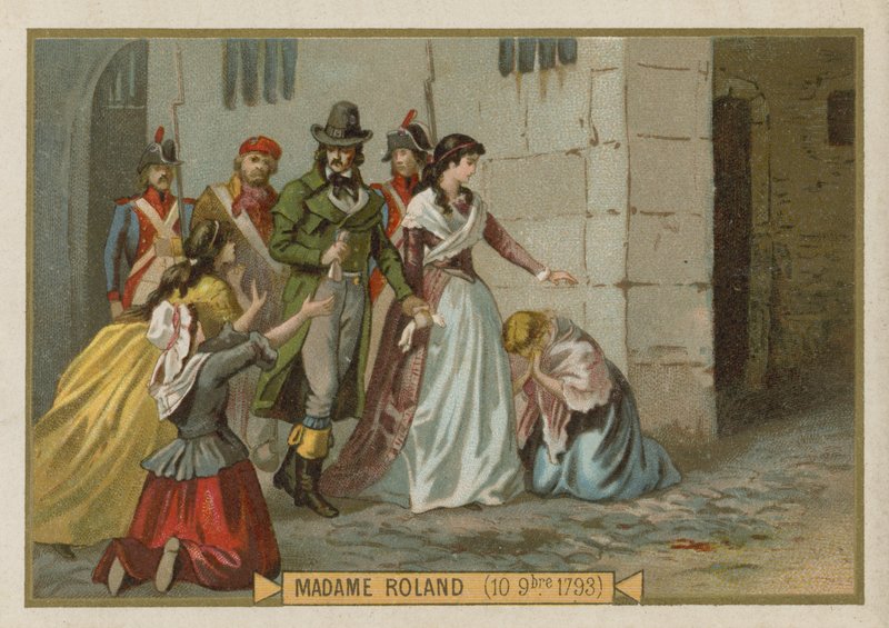 Madame Roland, französische Revolutionärin von French School