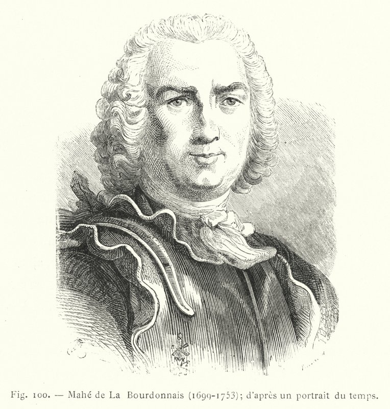 Mahe de La Bourdonnais von French School