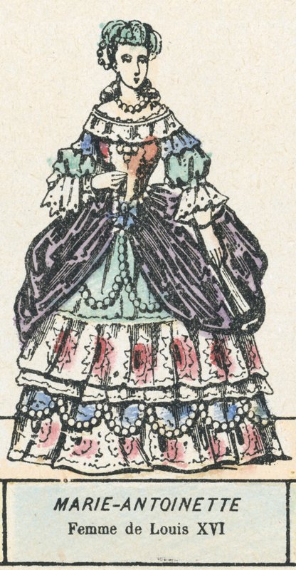 Marie-Antoinette, Frau von Ludwig XVI. von French School