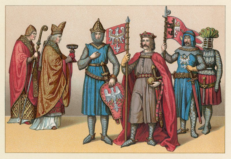 Polnische Tracht von French School