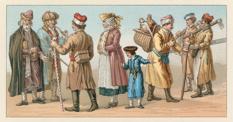 Polnische Tracht von French School