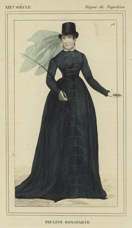 Porträt von Pauline Bonaparte von French School