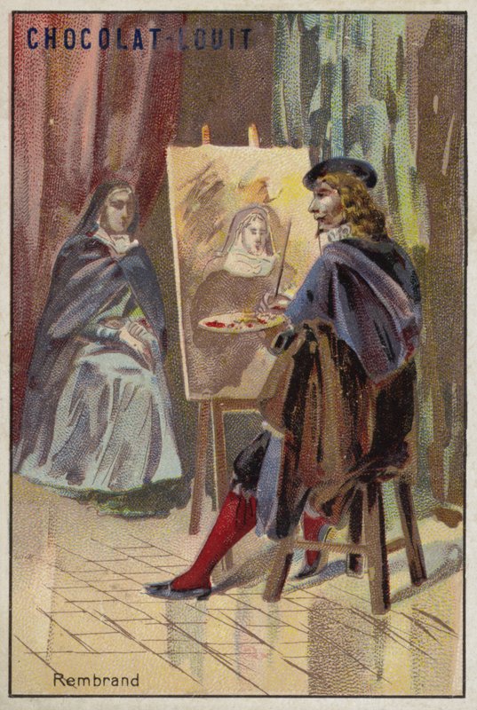 Rembrandt van Rijn, niederländischer Maler von French School