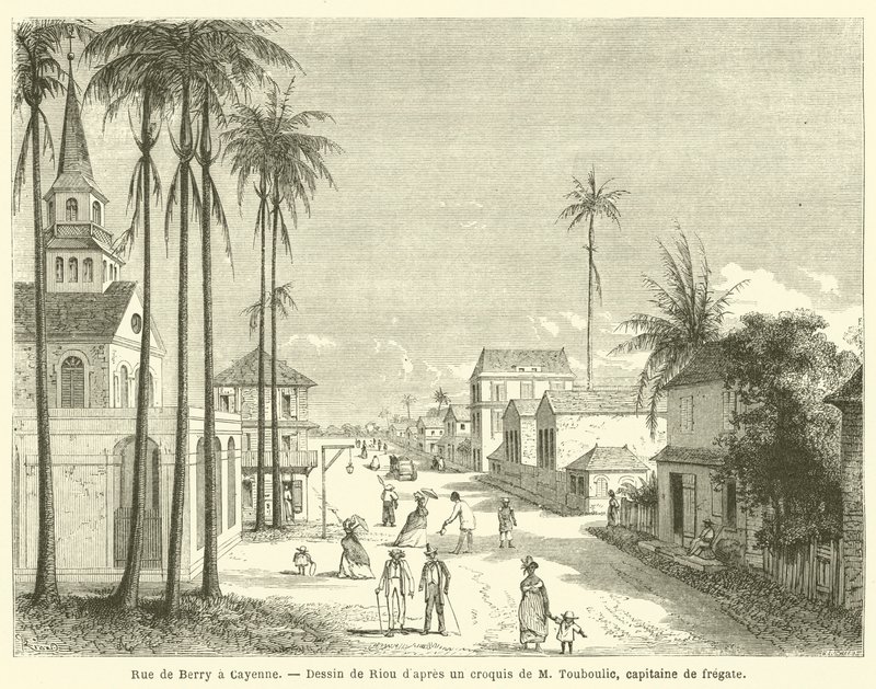 Rue de Berry in Cayenne von French School