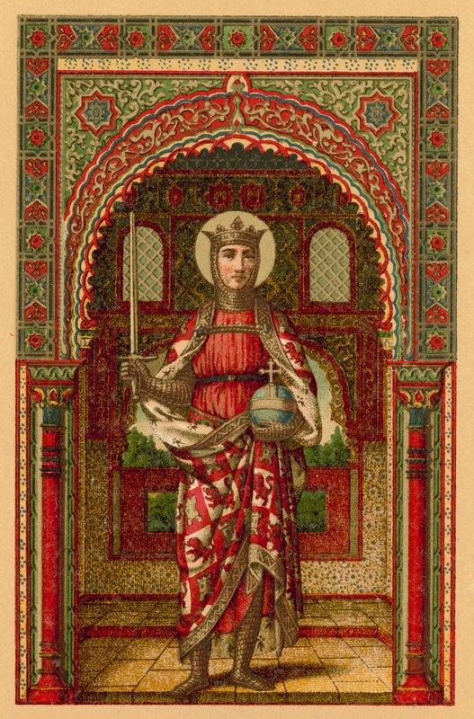 Heiliger Ferdinand, König von León und Kastilien von French School