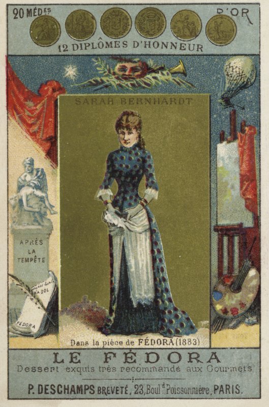 Sarah Bernhardt, französische Schauspielerin von French School