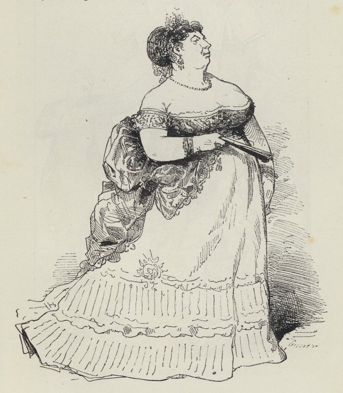 Starke Dame (Stich) von French School