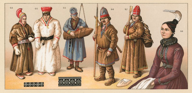 Schwedische Tracht von French School