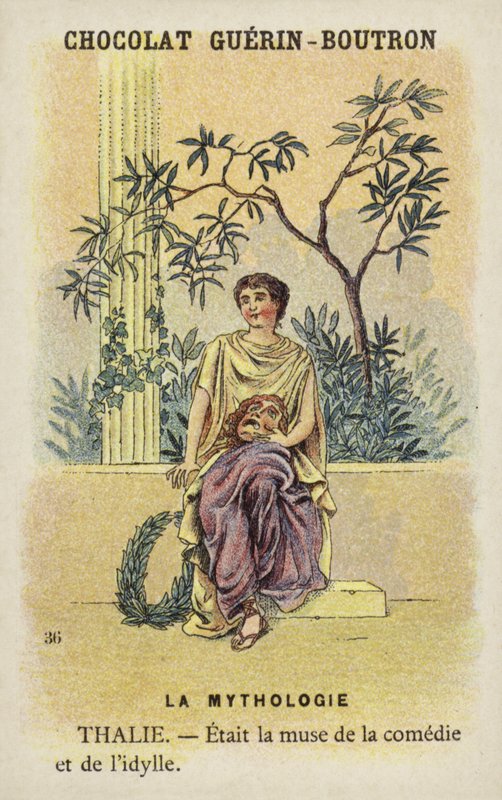 Thalia, die Muse der Komödie von French School