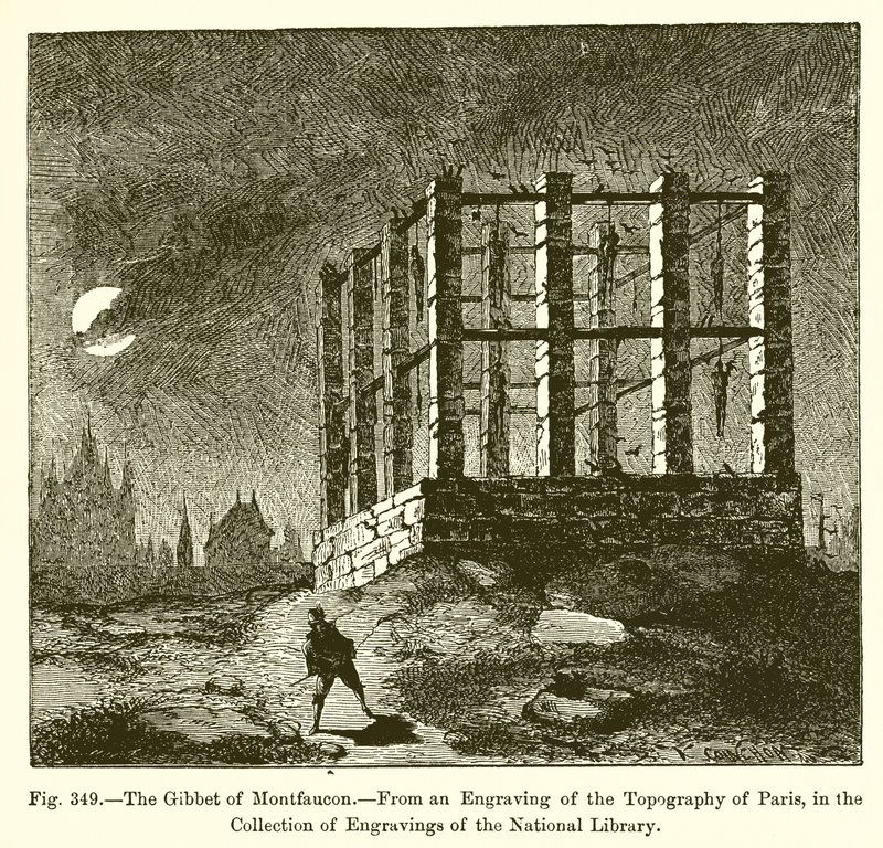 Der Galgen von Montfaucon von French School
