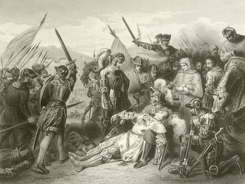Die Schlacht von Ravenna, 1512 von French School