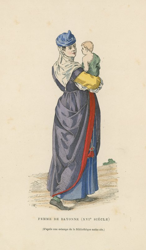 Frau von Bayonne, 16. Jahrhundert von French School