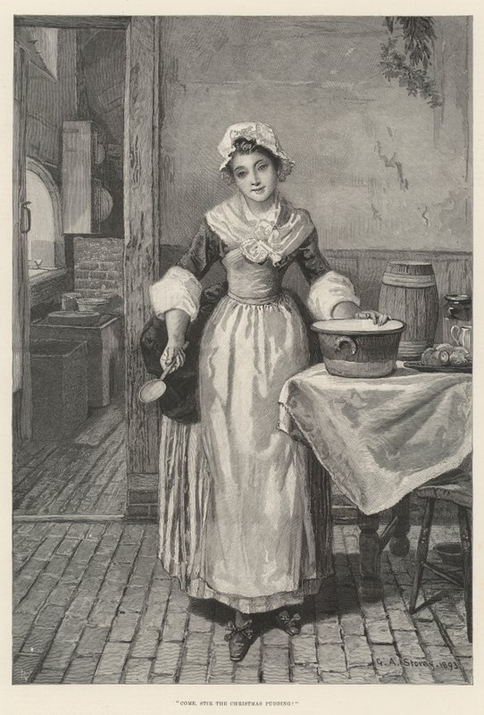 Komm, rühr den Weihnachts-Pudding! von George Adolphus Storey