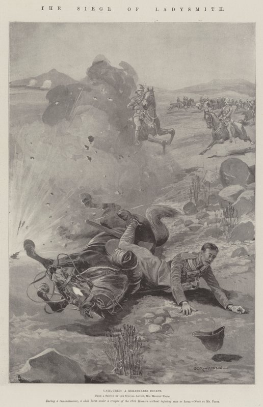 Die Belagerung von Ladysmith von George Derville Rowlandson