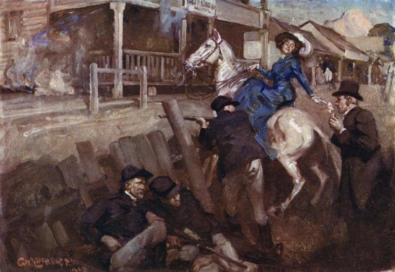 Illustration für Romance of Empire, Australien von George Washington Lambert