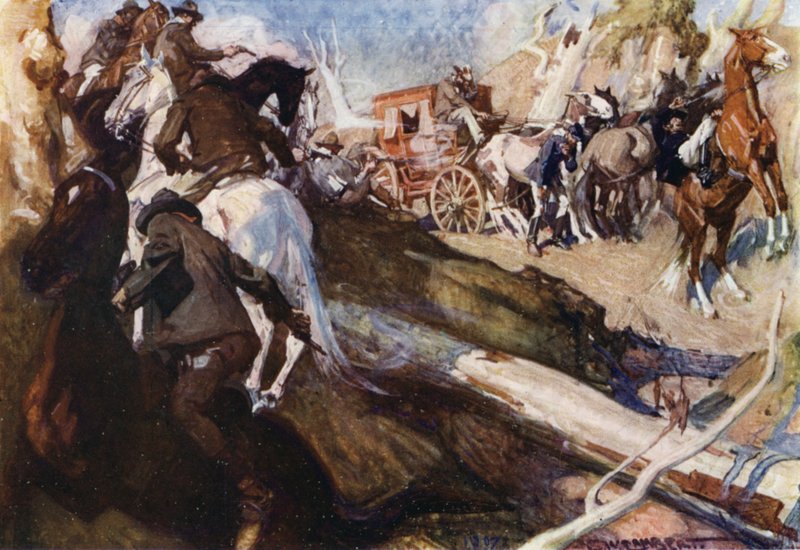 Illustration für Romance of Empire, Australien von George Washington Lambert