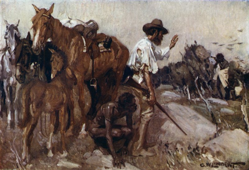Illustration für Romance of Empire, Australien von George Washington Lambert