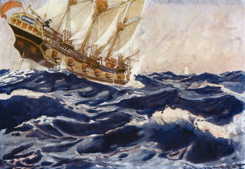 Illustration für Romance of Empire, Australien von George Washington Lambert