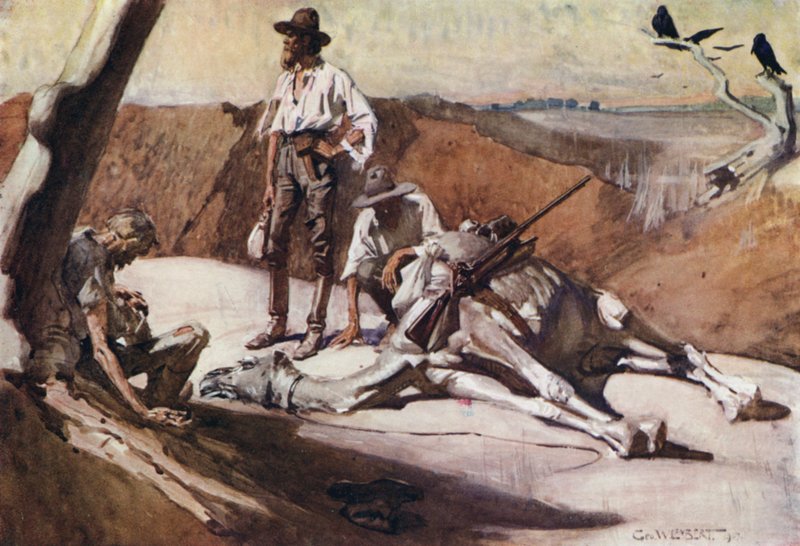 Illustration für Romance of Empire, Australien von George Washington Lambert