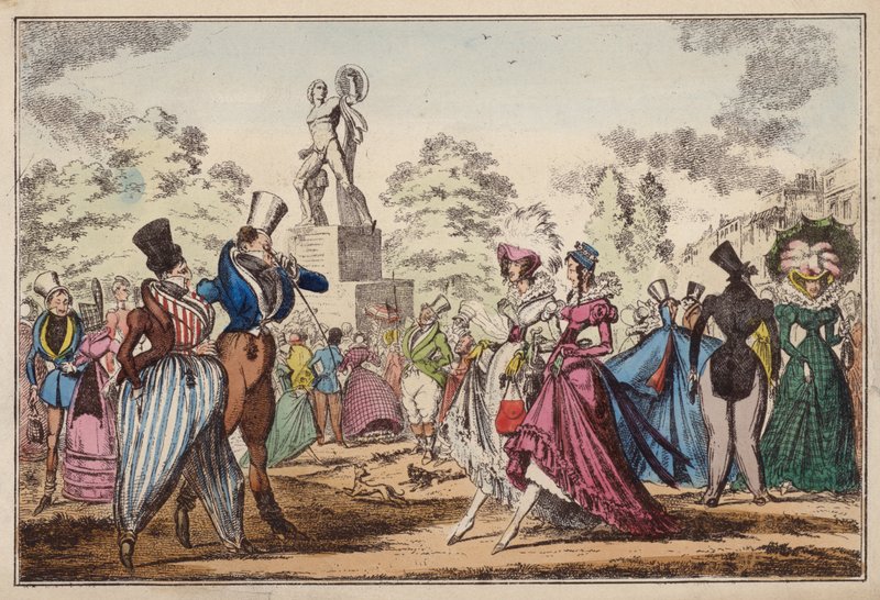 Monstrositäten von 1822 von George (after) Cruikshank